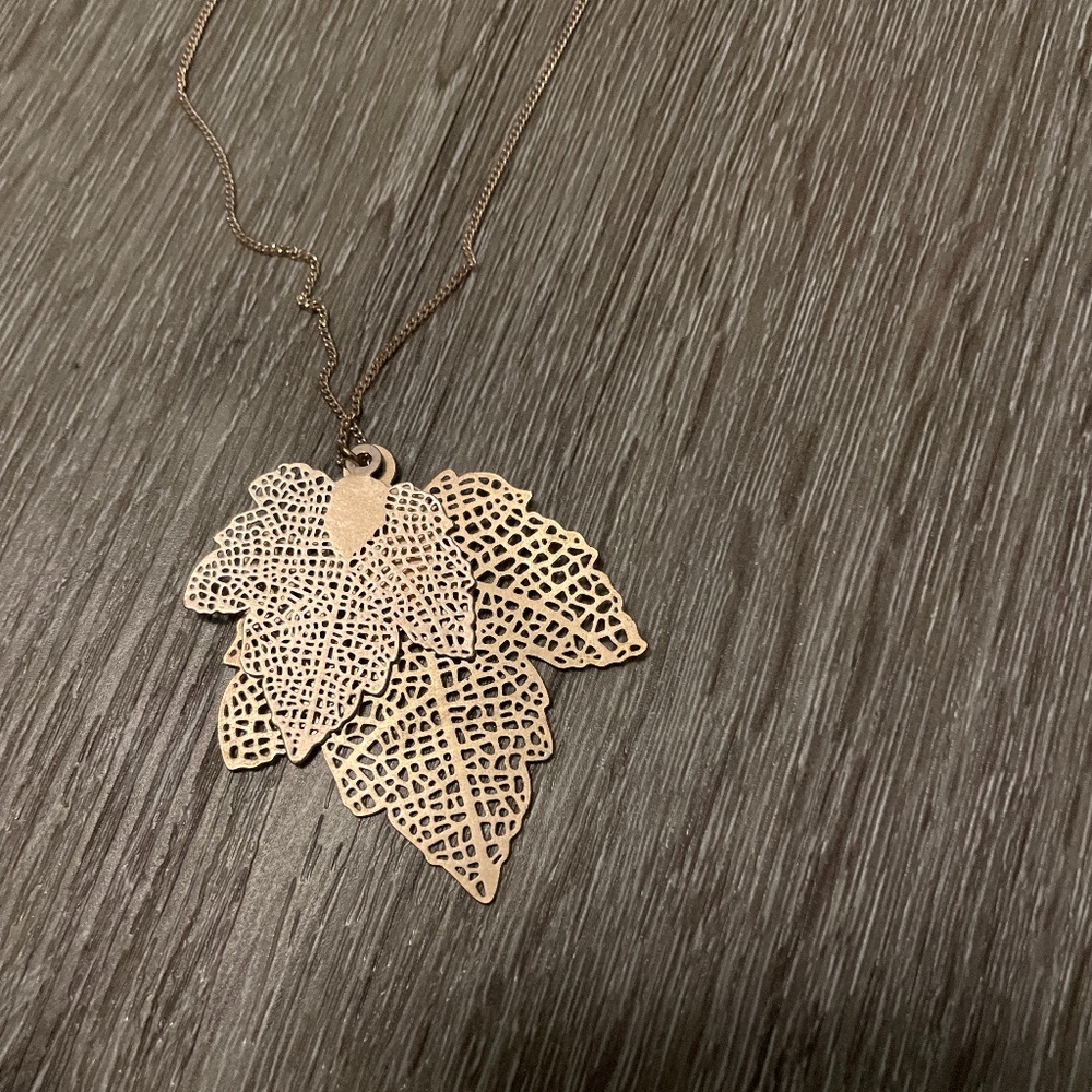 Gold Leaf Necklace